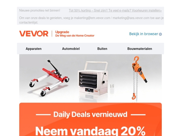Dagelijkse Verse Aanbiedingen: De topdeals van deze week tot 20% korting