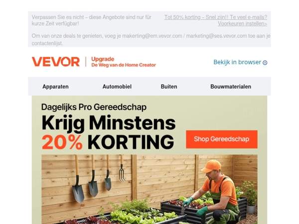 Dagelijkse aanbiedingen zojuist bijgewerkt: geniet van meerdere kortingen, tot 20% korting!