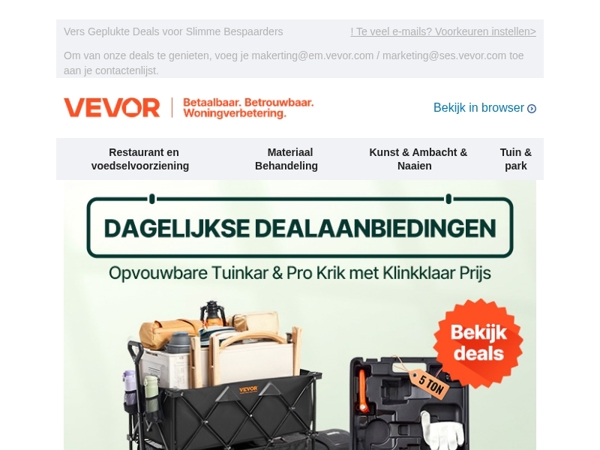 Schatkist van vandaag net geopend!