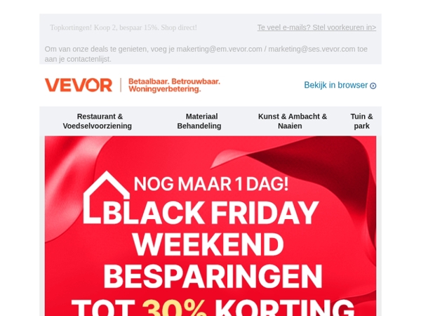 🚨 24-Uurs Waarschuwing: De ultieme Black Friday.