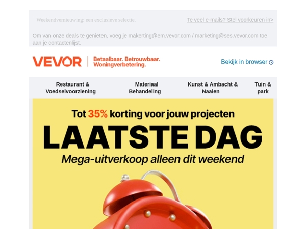 Hallo weekend, hallo nieuwe ontdekkingen.