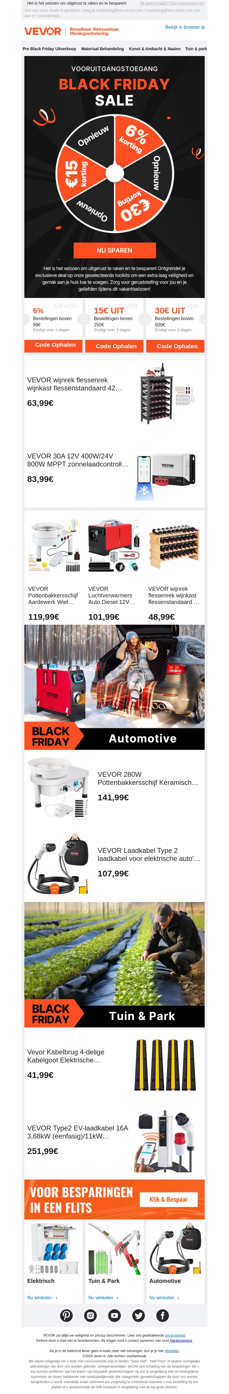 Black Friday Draai & Bespaar: Minimaal 6% korting of meer op essentiële gereedschappen! Black Friday Draai & Bespaar: Minimaal 6% korting of meer op essentiële gereedschappen!