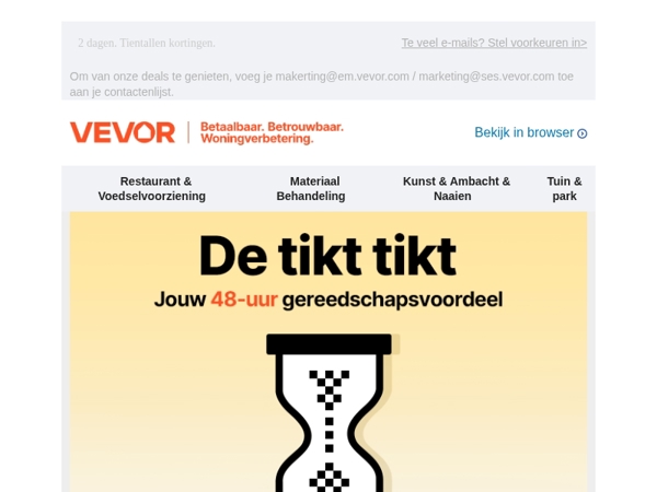 Alleen dit weekend: Jouw gereedschap. Jouw deals.