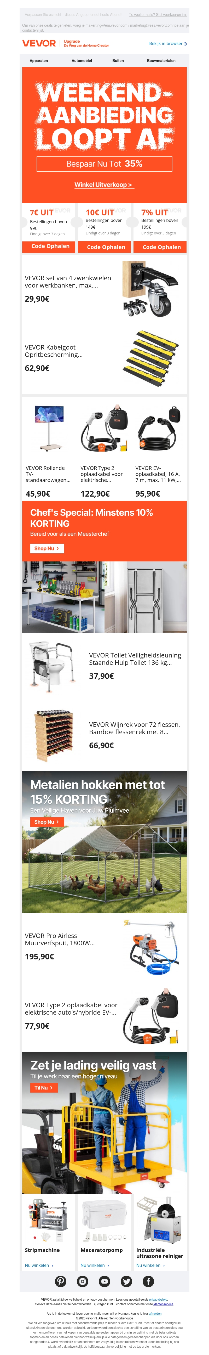 Weekendspecial: tot 35% korting voor slechts 1 dag! Weekendspecial: tot 35% korting voor slechts 1 dag!
