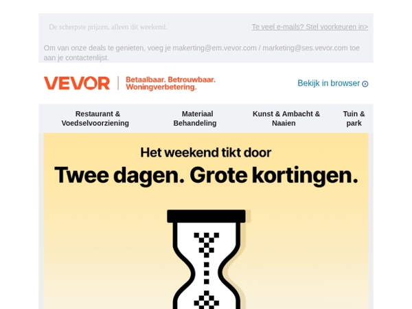 Weekendaanbiedingen: Je beste deals zijn hier!