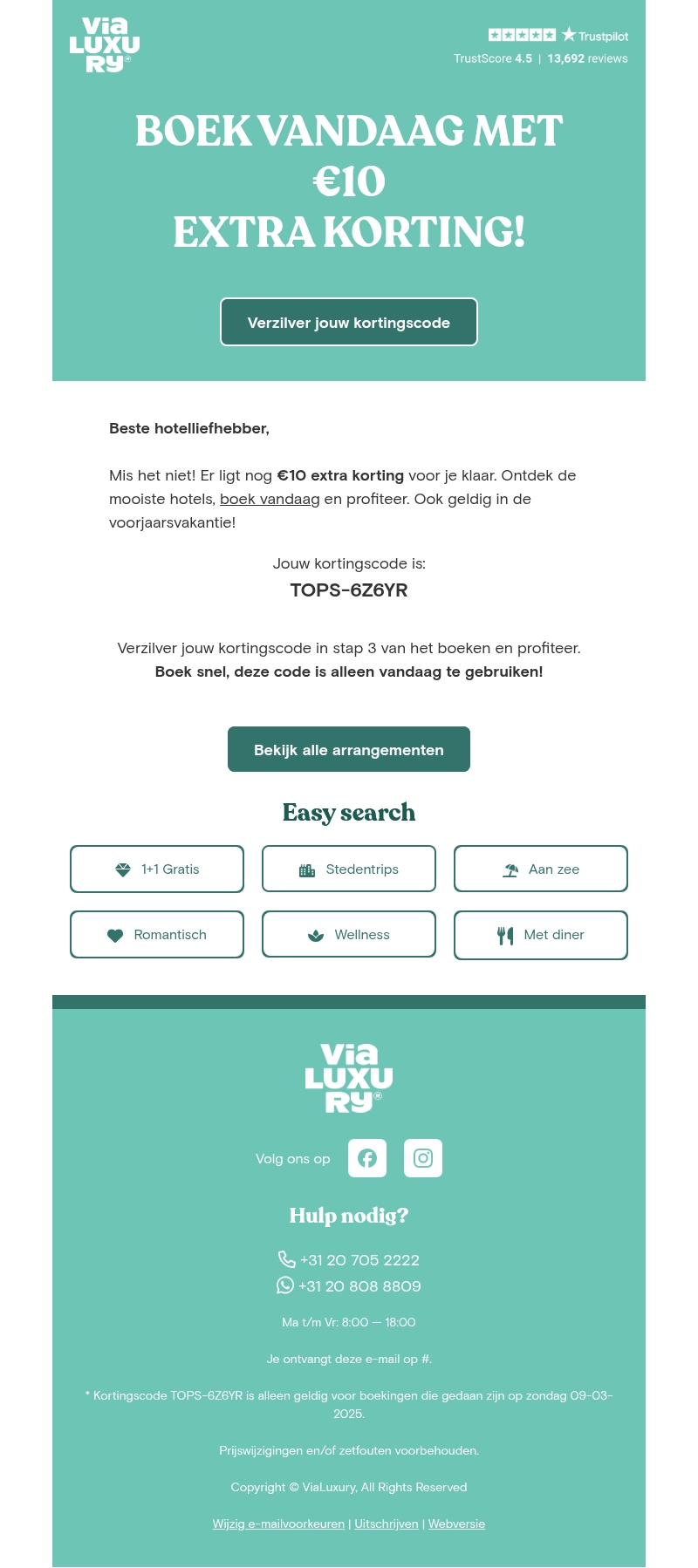 Mis het niet ⏰ Verzilver jouw kortingscode! Mis het niet ⏰ Verzilver jouw kortingscode!