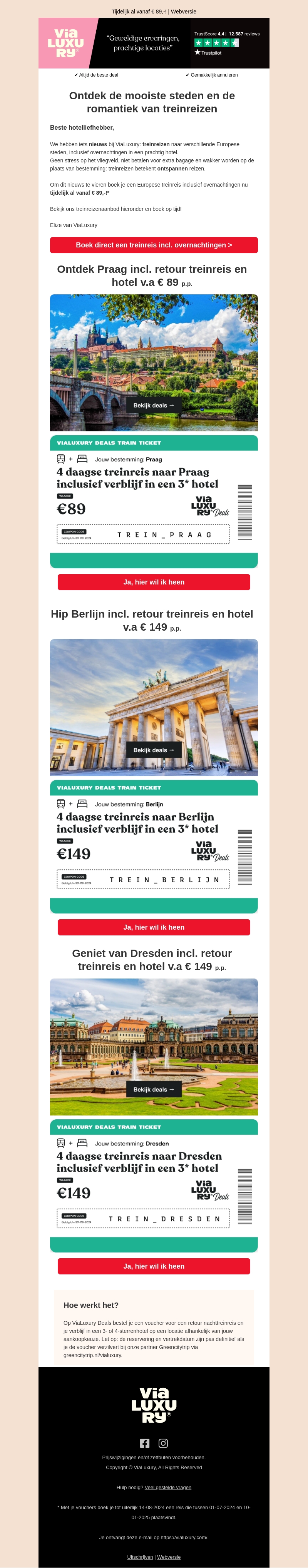 Iets nieuws bij ViaLuxury! Iets nieuws bij ViaLuxury!