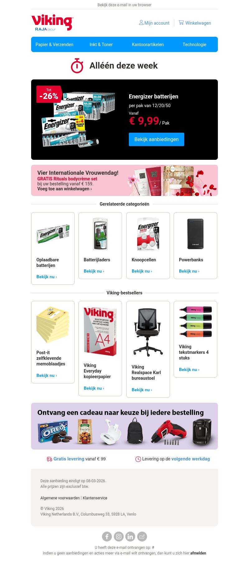 Energizer batterijen vanaf 9,99 Energizer batterijen vanaf 9,99