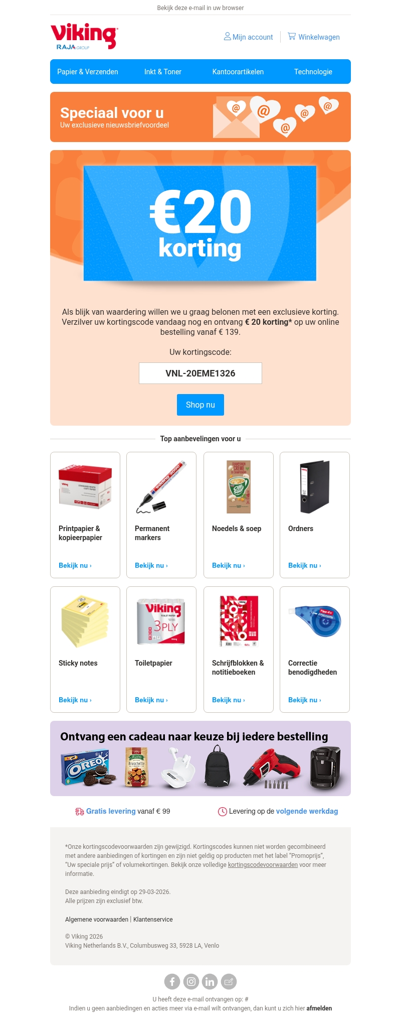 π β¬20 korting op uw bestelling π β¬20 korting op uw bestelling