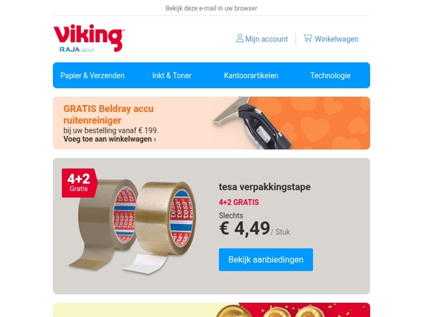 tesa verpakkingstape 4+2 gratis