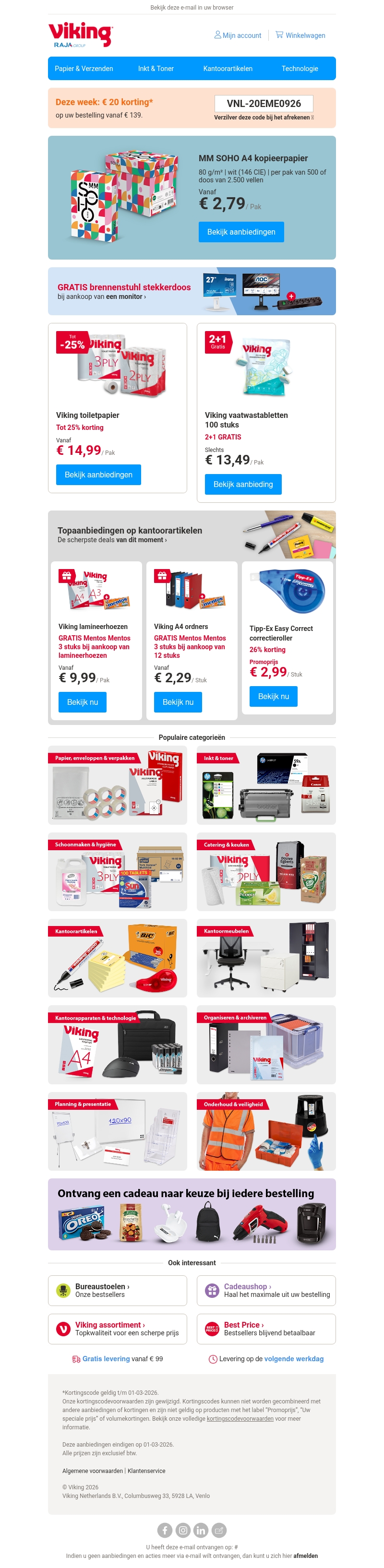 Kopieerpapier vanaf 2,79 Kopieerpapier vanaf 2,79