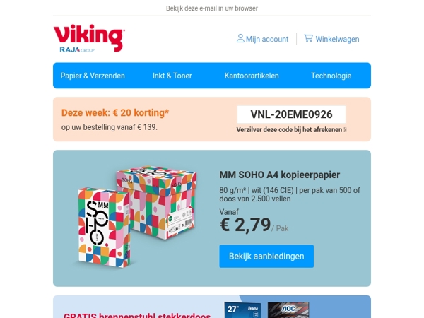 Kopieerpapier vanaf 2,79