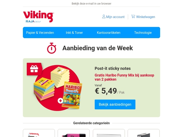 🍬 Gratis Haribo bij Post-it notes