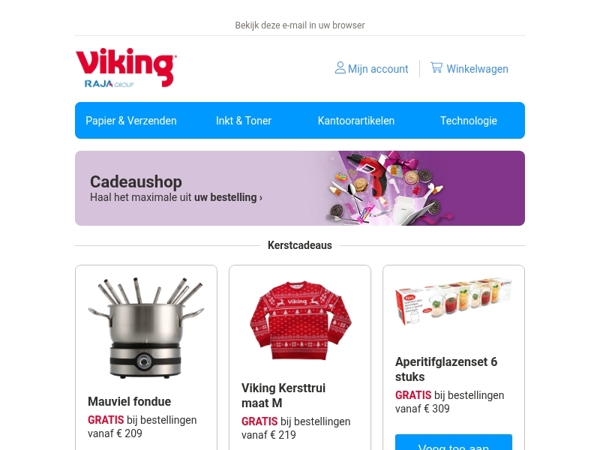 🎁 Gratis cadeau bij iedere bestelling