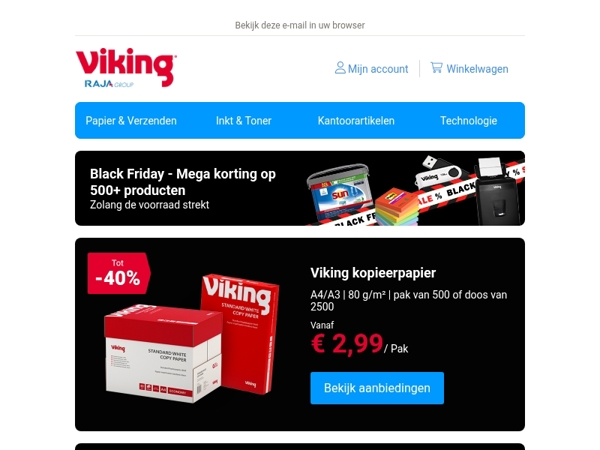 Kopieerpapier vanaf 2,99