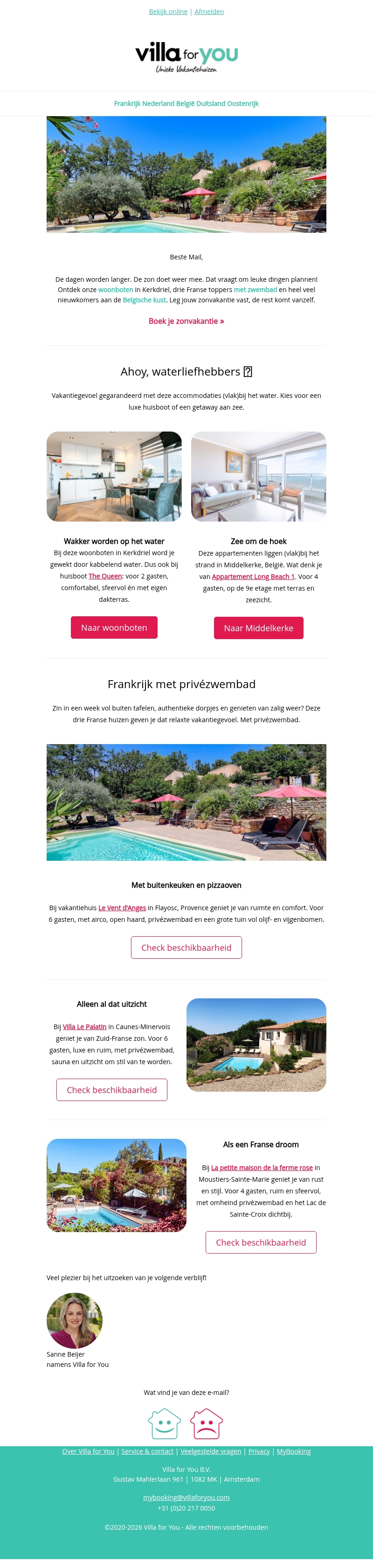 Weekje vrij? Boek het zonnetje 🌞 Weekje vrij? Boek het zonnetje 🌞