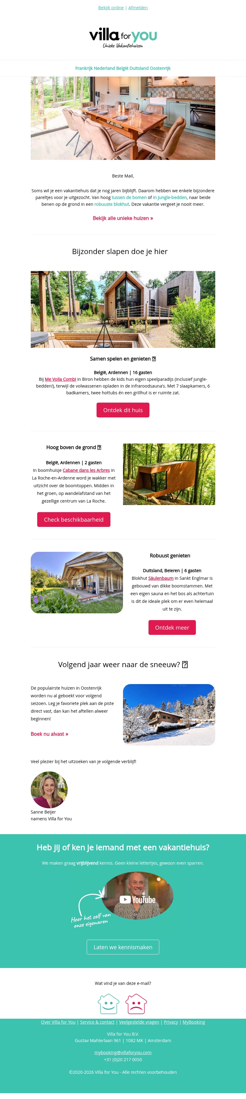Slapen in een boomhut? π³ Slapen in een boomhut? π³