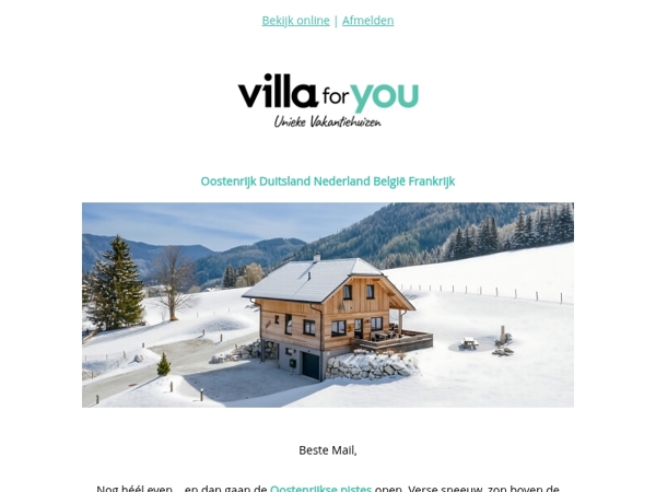 Sneeuw in zicht! ⛷️ Tijd om te boeken