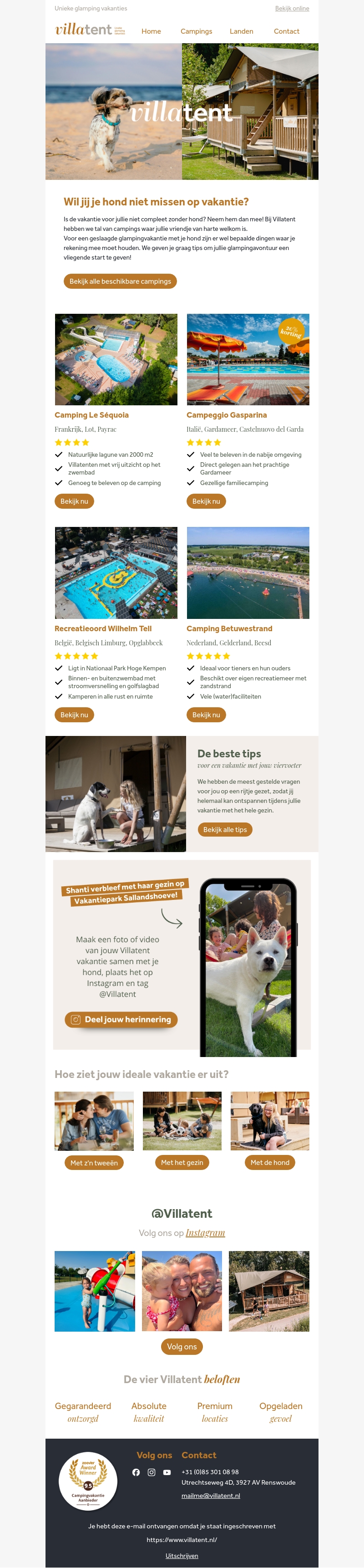 Wil jij je hond niet missen op vakantie? Wil jij je hond niet missen op vakantie?