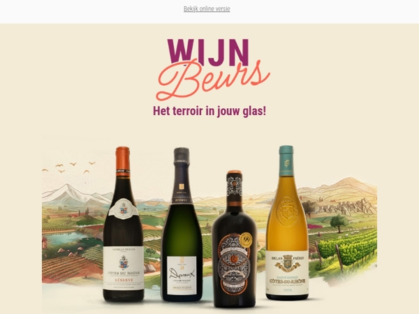 WIJNBEURS: deals die je niet mag missen 🌼