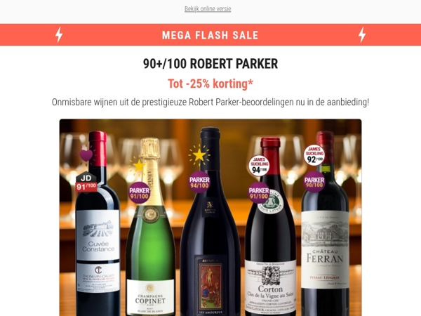 Mega Flash Sales ⚡ ontdek onze Robert Parker toppers