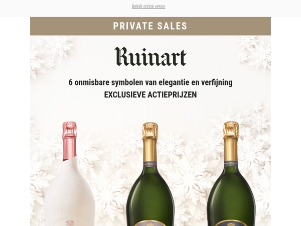 Exclusieve deal: Champagne Ruinart