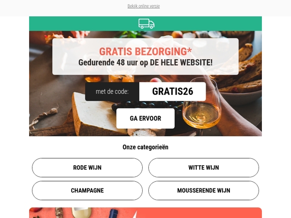 Dit weekend: gratis verzending 🚚