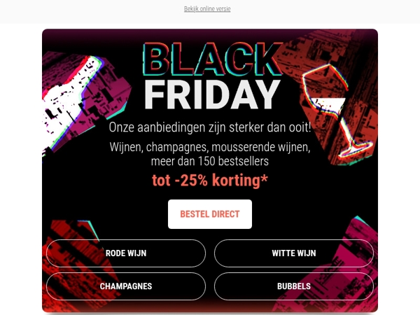 Black Friday Deals – tot 25% op 150 bestsellers!