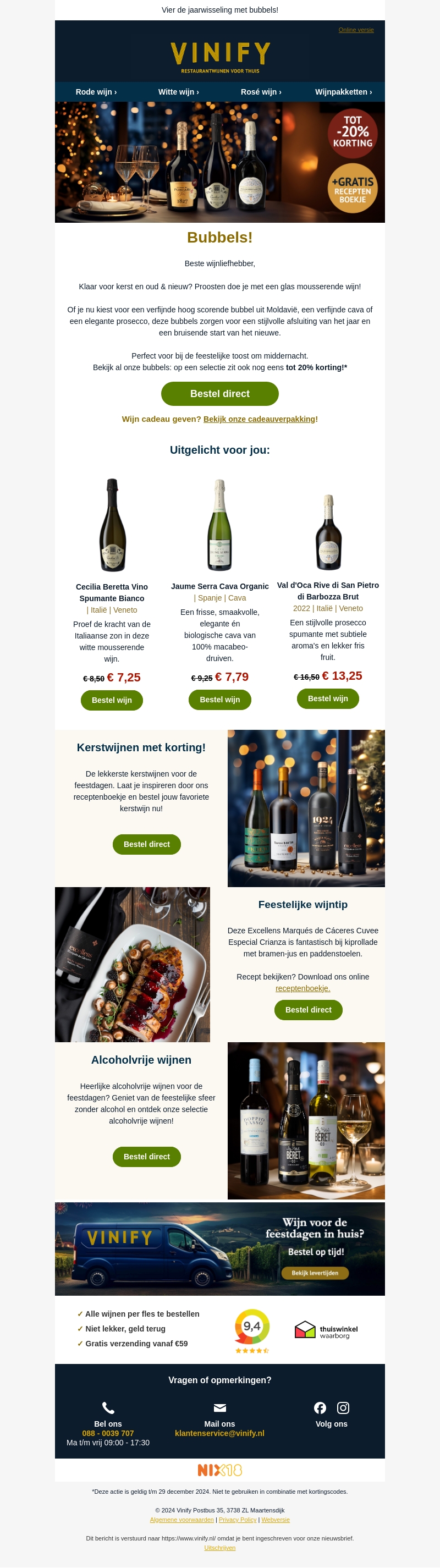 Bubbels met korting! Bubbels met korting!