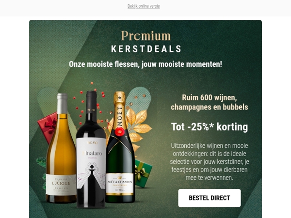 Kerstdeals tot 25% korting - vier de feestdagen in stijl 🎄