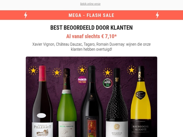 MEGA Flash Sale ⚡ op favorieten van klanten