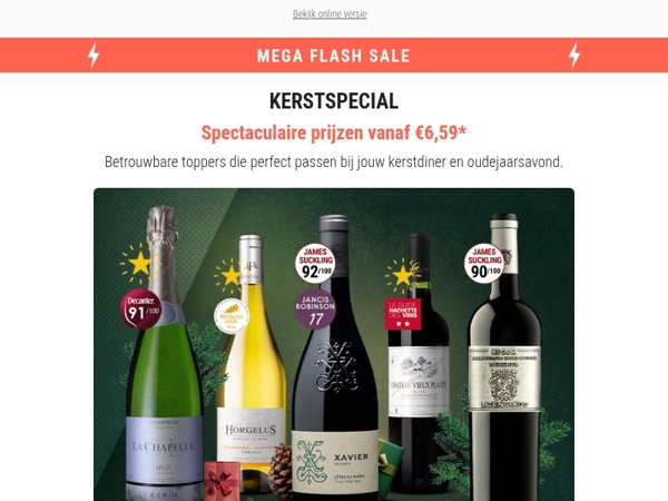 Flash Sale ⚡ Kerstspecial – slechts 3 dagen!