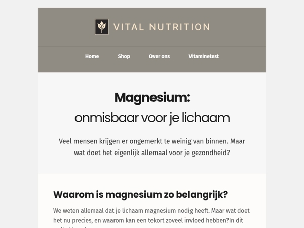 Wat doet magnesium eigenlijk in je lichaam? 🧬