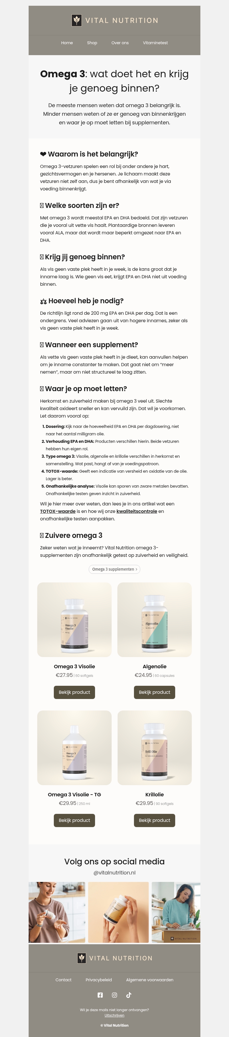 ๐ Krijg jij genoeg omega 3 binnen? ๐ Krijg jij genoeg omega 3 binnen?