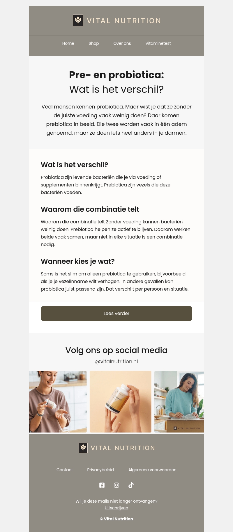 Pre- en probiotica: wat is het verschil? Pre- en probiotica: wat is het verschil?