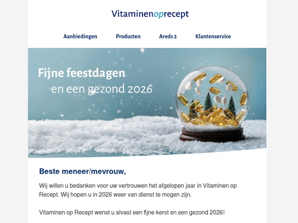 Wij wensen u fijne feestdagen! ⭐