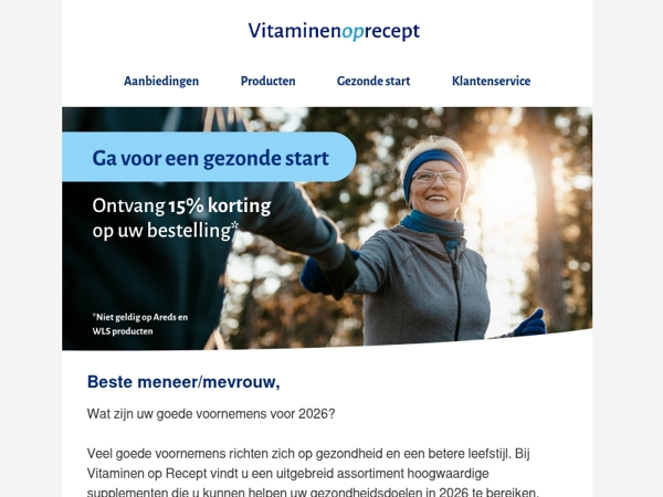 Ga voor een gezonde start van 2026!💪🏼