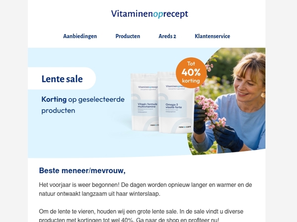 De lente sale is van start gegaan! 🌼