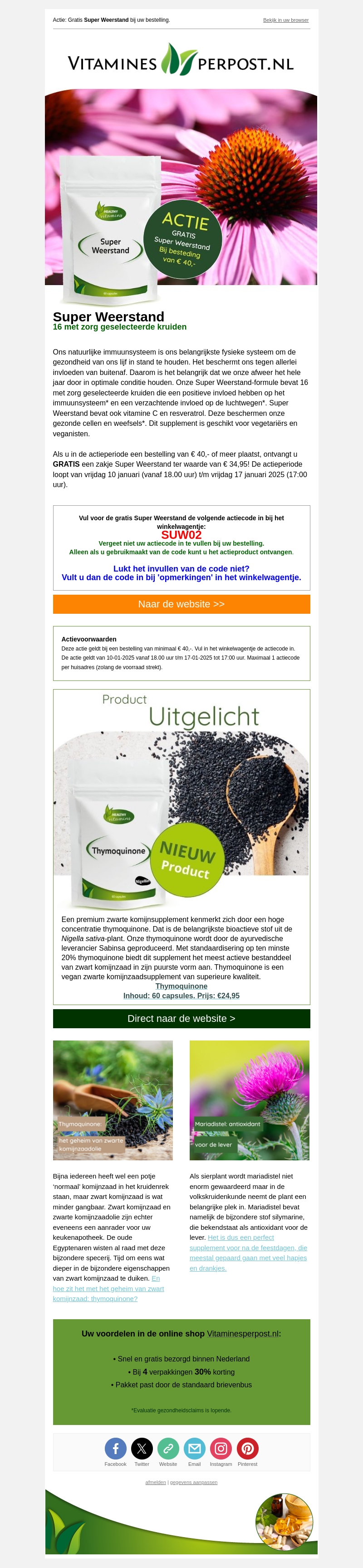 Actie: Gratis Super Weerstand bij uw bestelling. Actie: Gratis Super Weerstand bij uw bestelling.