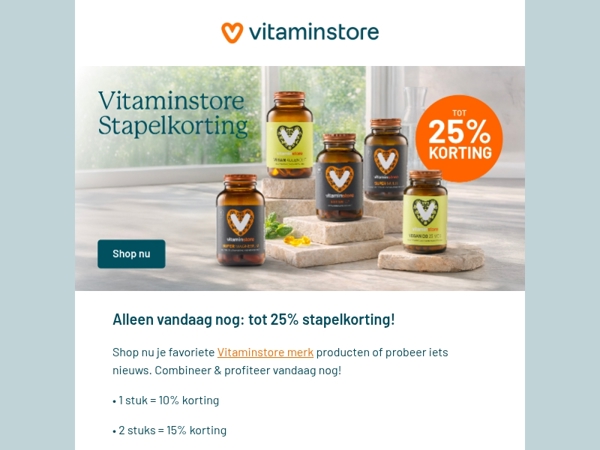 Laatste dag tot 25% korting! 