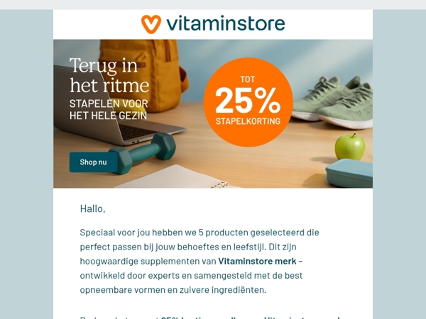 Kies voor kwaliteit - nu tot 25% korting