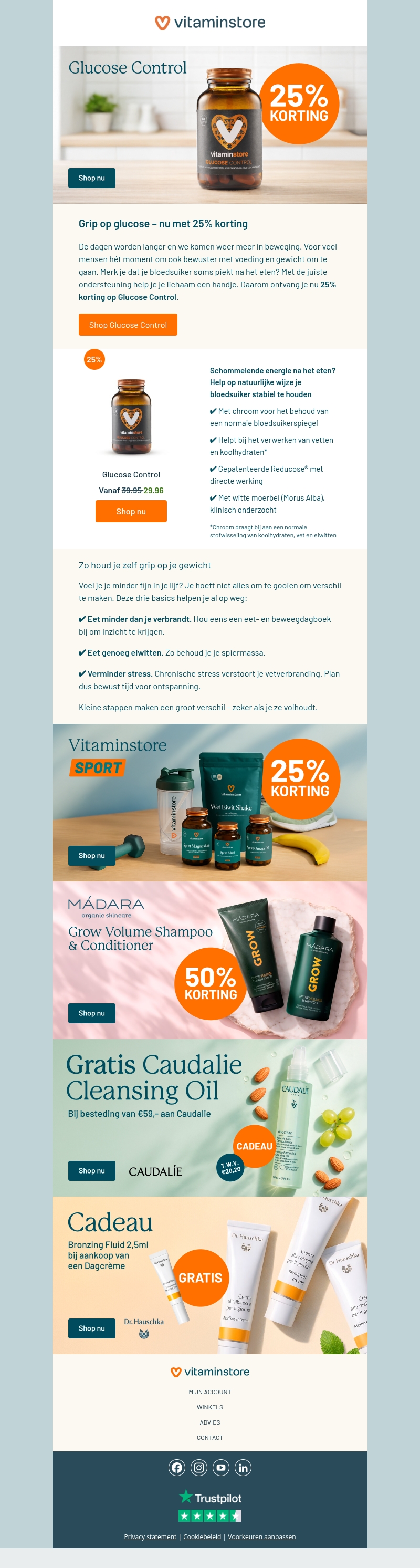 Nu 25% korting op Glucose Control Nu 25% korting op Glucose Control