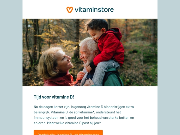 De dagen worden korter, tijd voor Vitamine D