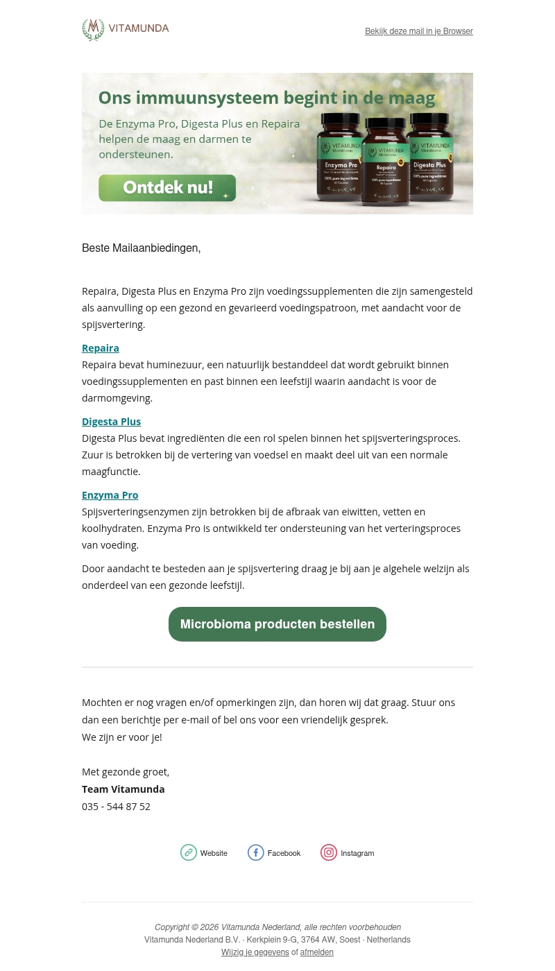 Geef je spijsvertering extra ondersteuning – ontdek onze producten Geef je spijsvertering extra ondersteuning – ontdek onze producten