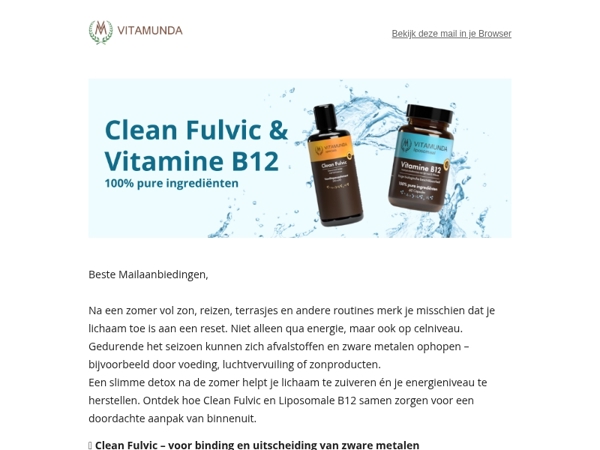 Detox na de zomer? Zo verwijder je zware metalen