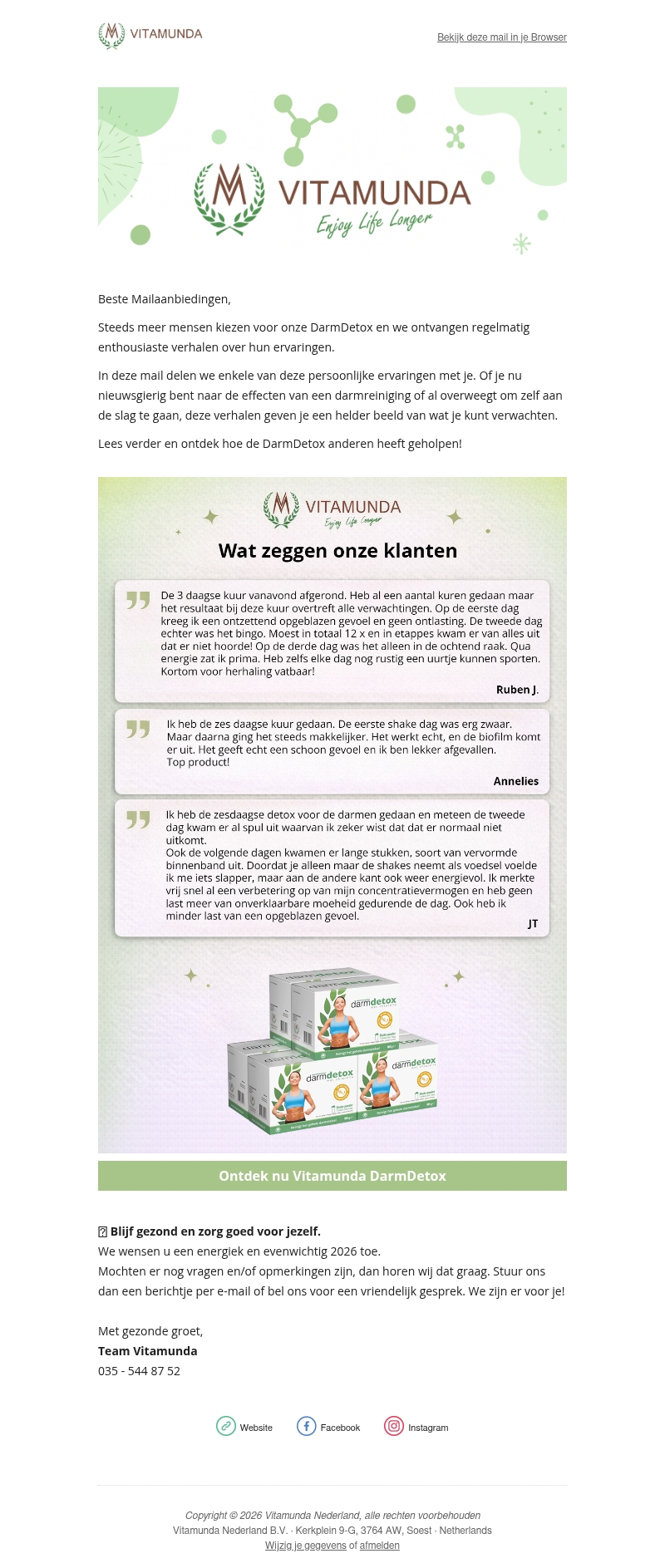 Wil je soortgelijke positieve ervaringen met de DarmDetox? Wil je soortgelijke positieve ervaringen met de DarmDetox?