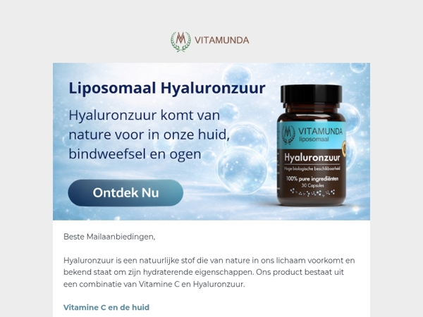 Hyaluronzuur voor een stralende huid ✨