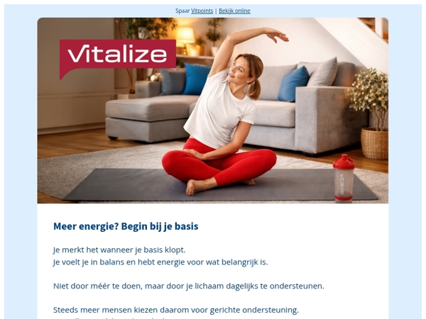 Meer energie? Begin bij je basis