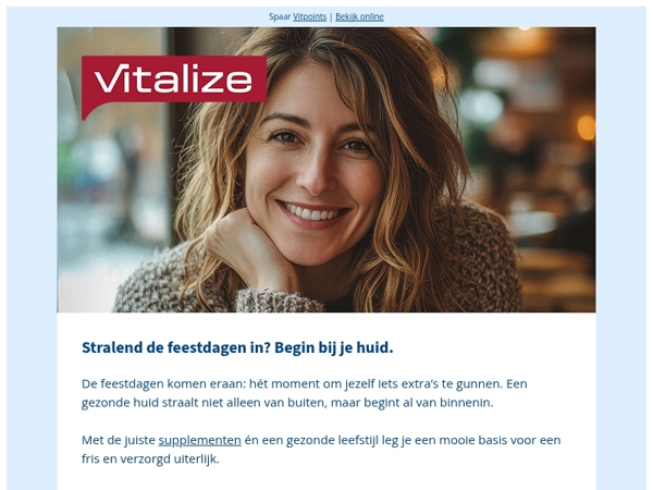 Stralend de feestdagen in ⭐ Begin bij je huid