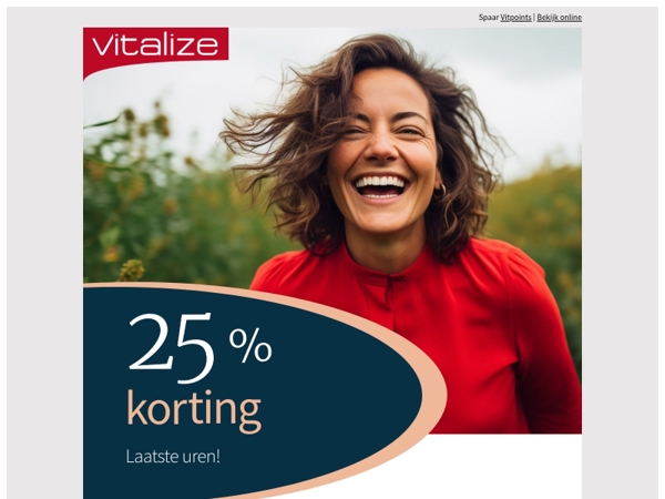 Laatste dag: 25% korting 🔥🔥